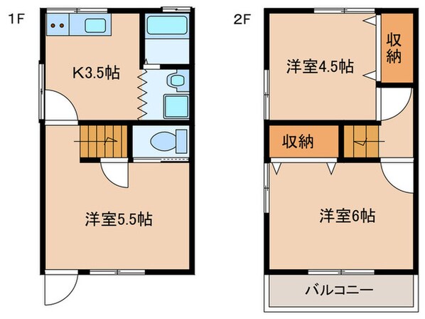 第２都荘の物件間取画像